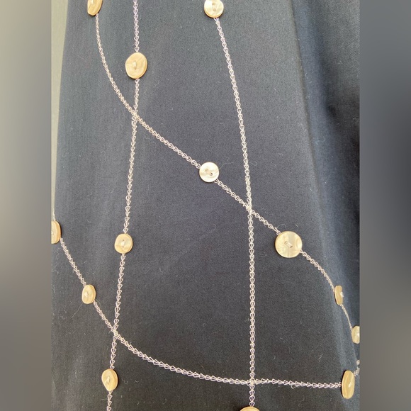 Cotton, Lined, Laura Plus 16W, with Buttons & Swirl Stitch Design - Picture 4 of 14